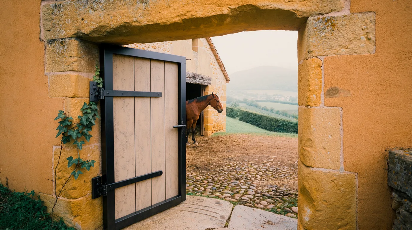 Entrée, Haras Saint Georges, centre équestre à Chevry